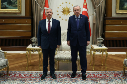 Cumhurbaşkanı Erdoğan, Mansur Yavaş’ı kabul etti
