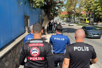 Bursa polisi okul çevrelerinde kuş uçurtmuyor