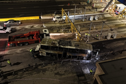 Kuzey Marmara Otoyolu’nda otobüs yangını; 2 ölü