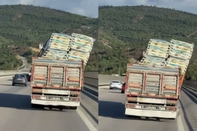 Bursa'da trafikte tehlikeli anlar