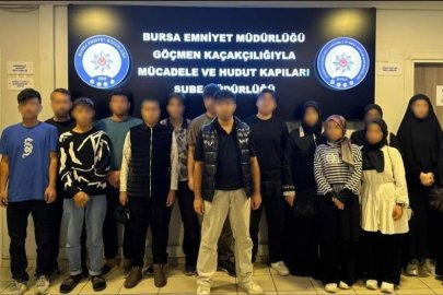 Bursa’da düzensiz göç operasyonu