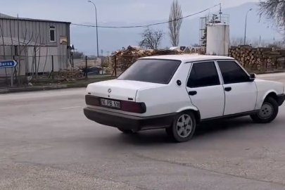İnegöl'de drift atan sürücüye 165 bin TL ceza
