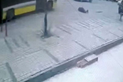 İnegöl'de otobüsün çarptığı kadın hayatını kaybetti