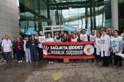 Mudanya’da sağlık çalışanına saldırıya ortak tepki: Şiddet varsa sağlık hizmeti yoktur