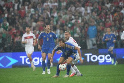 A Milli Takım Bursa'da İtalya'ya 4-1 yenildi
