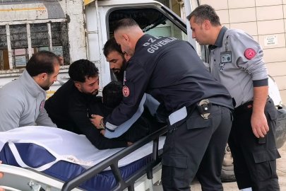 İnegöl'de kamyonetten düşen genç yaralandı