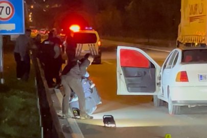 İzmir yolunda feci kaza: Yaya öldü!