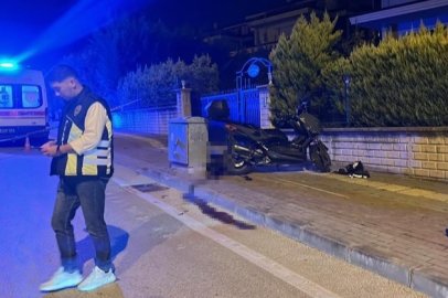 Kontrolden çıkarak trafoya çarpan motosiklet sürücüsü hayatını kaybetti