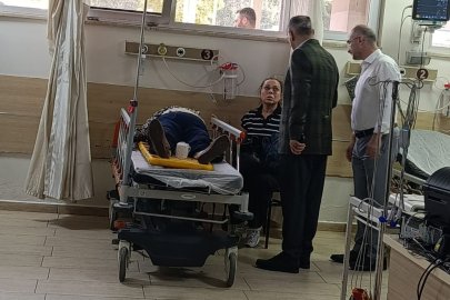 Manisa Valisi Özkan kazada yaralananları ziyaret etti