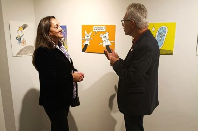 Nilüfer'deki sergide hayal gücü çizgilerle buluştu