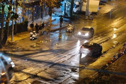 Bursa’daki kaza sonrası meyveler yola saçıldı