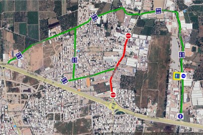 Yıldırım Çınarönü Caddesi 23 gün trafiğe kapalı