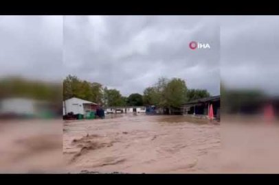 İznik Çakırca Mahallesi sular altında kaldı