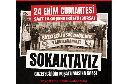 Gazeteciler ve halk Şehreküstü Meydanı'nda buluşuyor